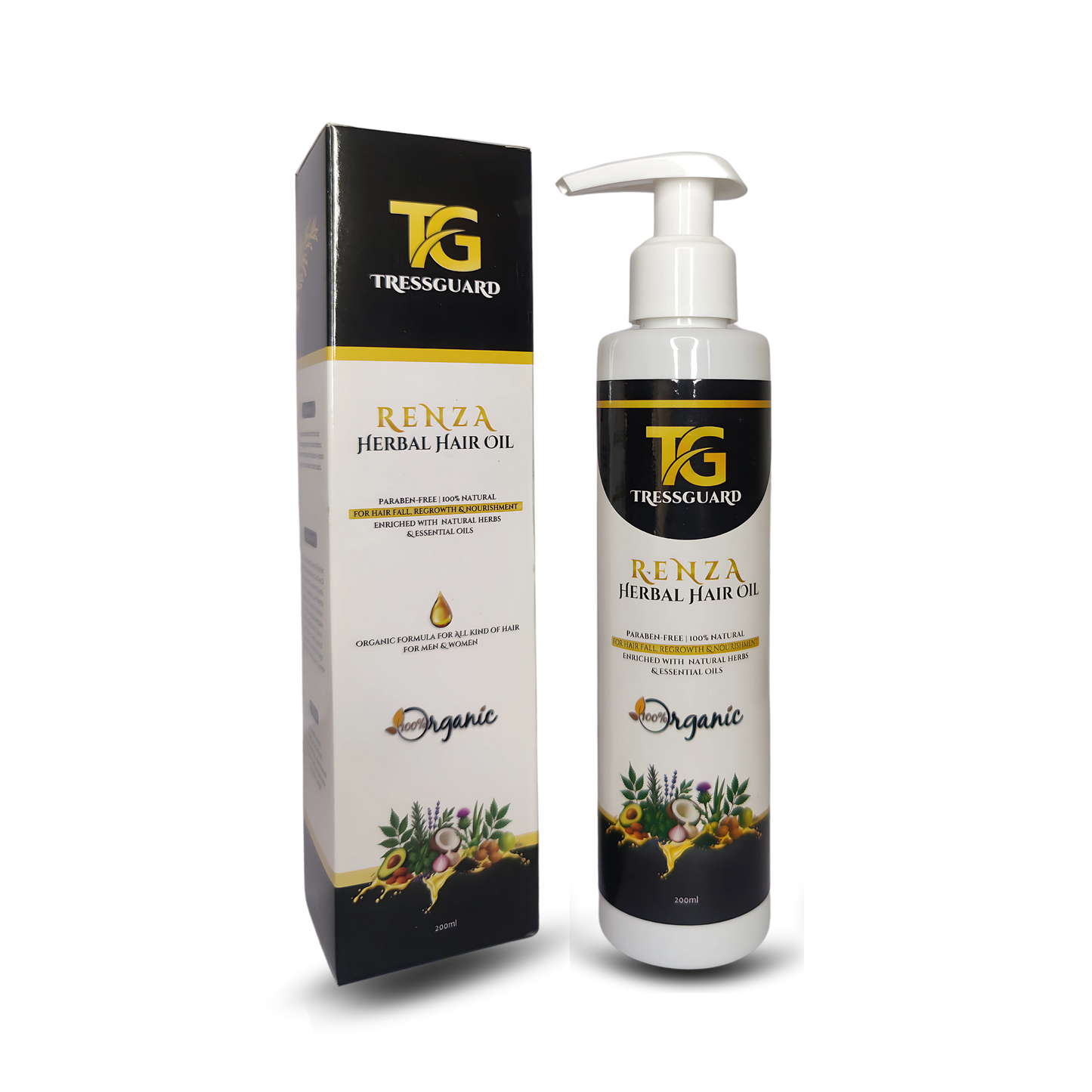 Herbal hair oil