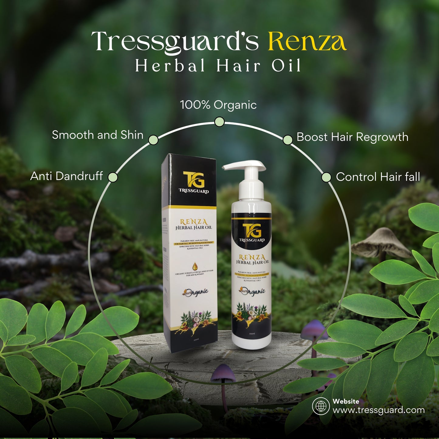 Renza Hair Oil by Tressguard